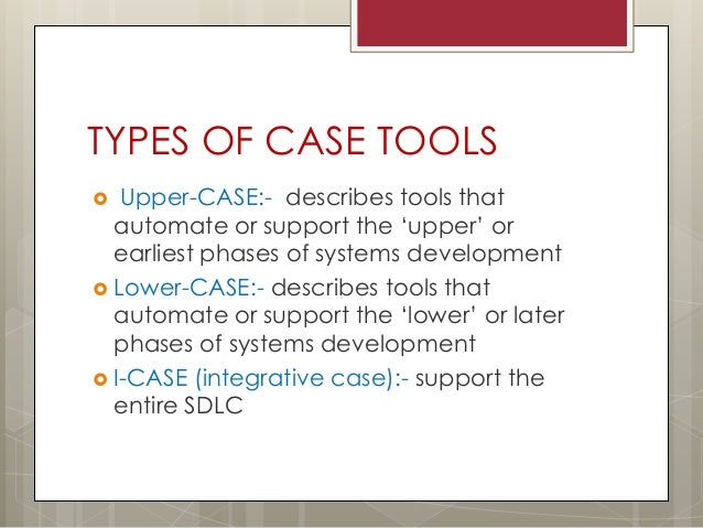 Case Tools case-tools