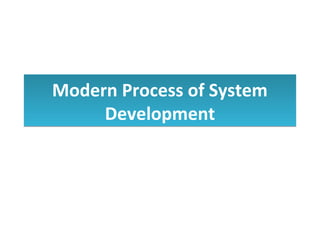 Modern Development Proces Case tools and modern process of system development | PPT