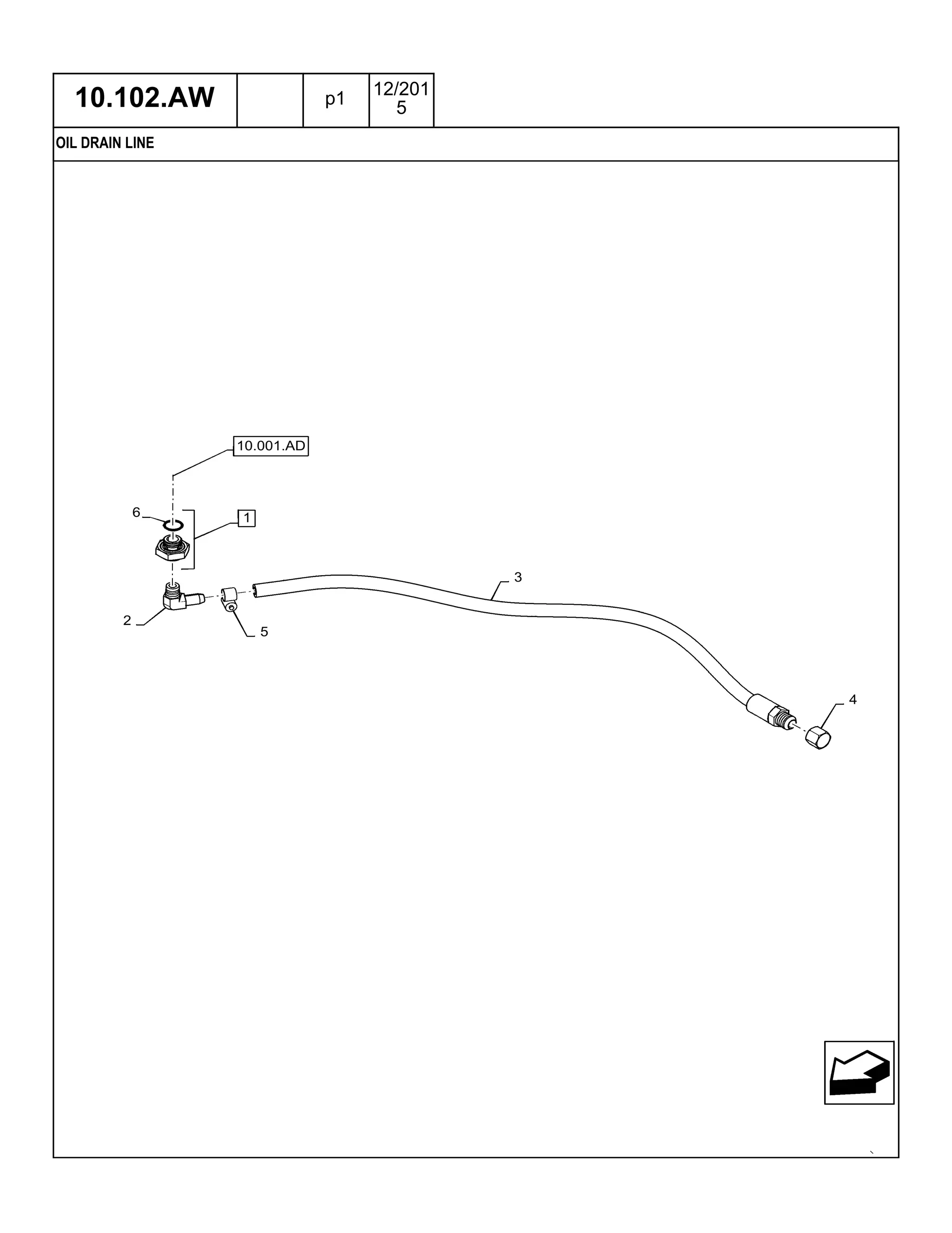 Case tr310 compact track loader tier 4 b parts catalogue manual PDF