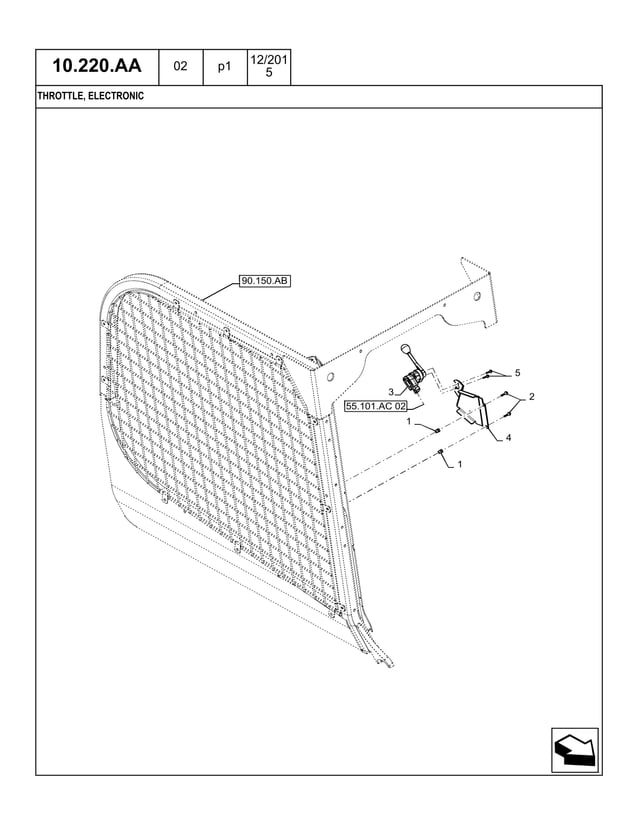 Case tr310 compact track loader tier 4 b parts catalogue manual