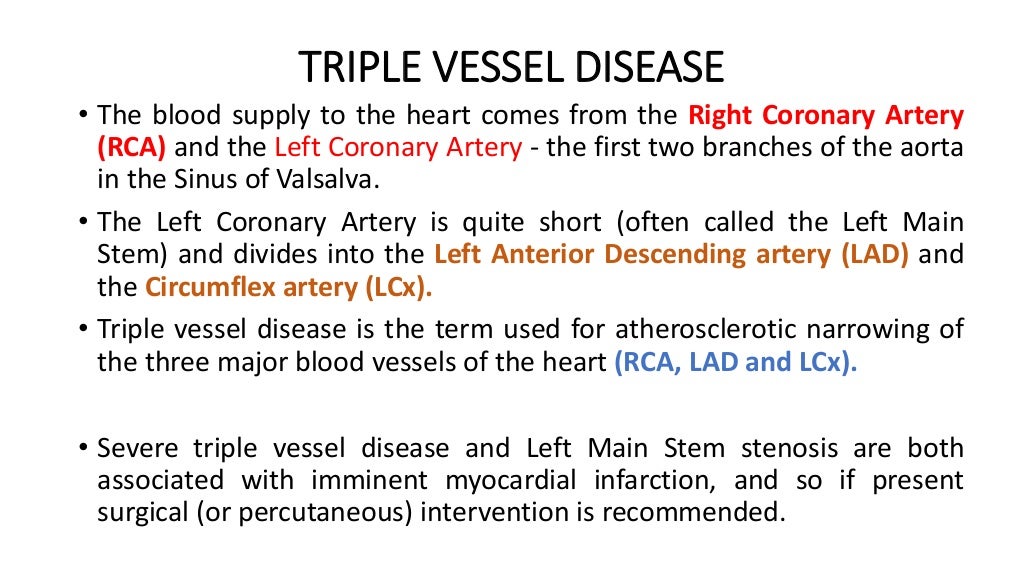 Case triple vessel disease