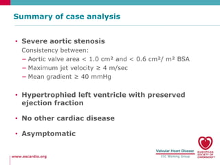 Aortic stenosis and indication for non-cardiac surgery | PPTX