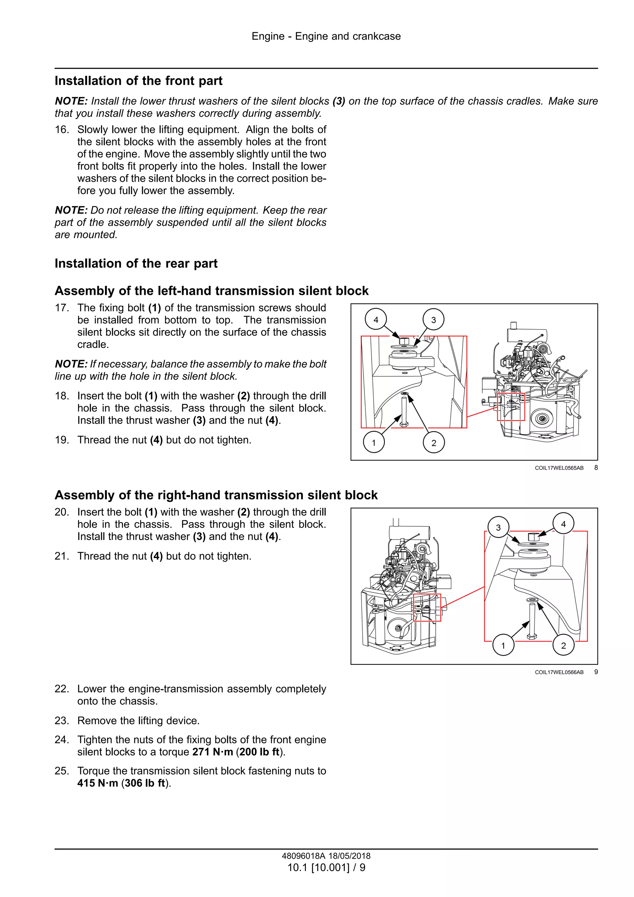 AgPubs Service Repair Manual for Case W18, W20, W20B Wheel Loaders
