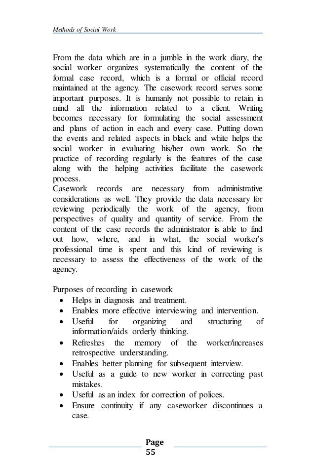 Social work case studies for interview