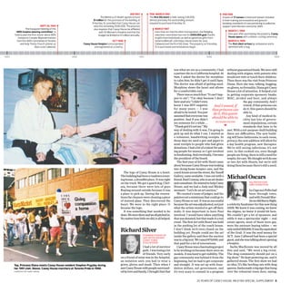 Jan 1987        Feb–March 1987                                                   Feb 1988
                                                                           The Ministry of Health agrees to fund        The first DQ event is held, raising $38,000,                     A team of 17 nurses is hired and trained. Included
                                                                    $1 million for the purchase of the building at      almost precisely the outstanding amount                          in their training are innovative and ground-
                                                                   9 Huntley St, provided that Casey House can          required to purchase 9 Huntley St.                               breaking standards of care pertaining to palliative
                                 Sept 29, 1985                      raise the remaining $500,000. The province                                                                           support and infection control for AIDS.
                  The inaugural meeting of the                      also requires that Casey House be affiliated             March 1987
       “AIDS hospice steering committee” is                                                                                  Less than six months after incorporation, the fledgling          March 1, 1988
                                                                         with St Michael’s Hospital and that the
       held to plan the first stand-alone AIDS                                                                               volunteer committee has met its $500,000 goal, thanks            One year after purchasing the property, Casey
                                                                         budget be limited to $1 million annually.
         hospice in Canada. Representatives                                                                                  to gifts from individuals, as well as generous gifts from        House opens with a ribbon-cutting ceremony.
        from the AIDS Committee of Toronto                                           Oct 1986                                Johanna Metcalf, a birthday tribute event for June               March 9, 1988
            and Holy Trinity Church attend, as             Casey House Hospice is incorporated                               Callwood and the first DQ show. The property at 9 Huntley        The first client arrives by ambulance and is
                           does June Callwood.                     and registered as a charity.                              St is purchased and renovations begin.                           admitted with a hug.


1985                                              1986                                                           1987                                                        1988                                                            1989




                                                                                                                                               was what we are as a community. I had without guaranteed funds. We were still
                                                                                                                                               a partner die in a California hospital. At dealing with stigma, with parents who
                                                                                                                                               9am, I asked the doctor for morphine would not visit or touch their children.
                                                                                                                                               to calm him; he didn’t get it until 5pm. Then there was the visit from Princess
                                                                                                                                               The doctor was afraid of getting sued. Diana. Here she was, talking, hugging,
                                                                                                                                               Morphine slows the heart and allows no gloves, no formality. Diana got Casey
                                                                                                                                               for a comfortable end.                       House a lot of attention. It helped a lot
                                                                                                                                                  There was so much fear: “It can’t hap- in getting corporate sponsors: banks,
                                                                                                                                               pen to me”; “I’m okay because I don’t MAC, alcohol and beer, and always
                                                                                                                                               have anal sex.” I didn’t even                               the gay community. And I
                                                                                                                                               know I was HIV-negative            And I vowed, if          vowed, if that princess can
                                                                                                                                               for many years — I was that princess can do it, this queen should be
                                                                                                                                               afraid to be tested. You just     do it, this queen able to.
                                                                                                                                               assumed that everyone was
                                                                                                                                               positive. And if you didn’t
                                                                                                                                                                                should be able to. cility has lots medical fa-
                                                                                                                                                                                                             Any kind of
                                                                                                                                                                                                                            of govern-
                                                                                                                                               see someone for a while . . .       Richard Silver          ment stipulations, certain
                                                                                                                                               “Thank god it’s not me.” My                ♥                standards that have to be
                                                                                                                                               way of dealing with it was, I’m going to met. With a not-purpose-built building
                                                                                                                                               pick up and do what I can. I started as there are difficulties. The new build-
                                                                                                                                               a volunteer, handwriting receipts. In ing will have bathrooms in each room,
                                                                                                                                               those days we used a pen and paper to privacy; the new addition will allow for
                                                                                                                                               send receipts to people who had given a day health program, new therapies.
                                                                                                                                               donations. I had a bit of a talent for ask- We’re still seeing infections; it’s not
                                                                                                                                               ing people for money, so I got involved over. In this cocktail era, even though
                                                                                                                                               in fundraising. And eventually, I became people are living, there is still a need for
                                                                                                                                               the president of the board.                  respite, for care. We thought we’d do one
                                                                                                                                                  The first year of Art with Heart came or two Art with Hearts, but we’re still
                                                                                                                                               about because Casey House was looking doing them because there’s still a need.
                                                                                                                                               into doing home hospice care, and the
                                                                                                 The logo of Casey House is a heart.           coach house across the street, the Yaneff
                                                                                              The building had been a rundown room-
                                                                                              ing house, a dreadful place. It was right
                                                                                                                                               Gallery, came available. I was out with a
                                                                                                                                               friend, Paul Conway, who is an art dealer
                                                                                                                                                                                             Michael Oscars
                                                                                              on the track. We got a guard dog, Chel-          and consultant. He wanted to help Casey 	                        DQ producer
                                                                                                                                                                                                                and director
                                                                                              sea, because there were lots of guys             House, and we had a Judy and Mickey
                                                                                              floating around outside because it was           moment: “Let’s do an art auction.”                               La Cage aux Folles had
                                                                                              a place to pick up. During the renova-              We created a team of judges, and the                          been through town,
                                                                                              tions the cleaners were cleaning a piece         painters set a minimum that could go to                          and with Donald Mar-
                                                                                              of stained glass. They discovered the            Casey House or not. It was so successful                         tin we did Starry Night,
                                                                                              heart. We were in the right place. It            because the art was adjudicated, not just a celebrity fundraiser for this new thing
                                                                                              became the logo.                                 what the artists wanted to get off their AIDS. We knew it was coming, we knew
                                                                                                 It was something that needed to be            walls. It was important to have Paul the stigma, we knew it would hit here.
                                                                                              done. We were there and we all pitched in.       involved. I would have taken anything We couldn’t get a lot of sponsors, and
                                                                                              No matter how little we did, it all helped.      that was donated, but that made it a real while it was a spectacular night — real
                                                                                                                                               event. The first Art with Heart was held estate agents, most of them were gay,
                                                                                                                                               in the parking lot of the coach house. were the saviours buying tables — we
                                                                                              Richard Silver                                   I don’t think we’d even closed on the only netted $20,000. It was the equivalent
                                                                                                                                               building yet. People could see the art of the Grail. It was the seed money for
                                                                                              	                 former chair of                inside the gallery and then the auction ACT. June Callwood had been a special
                                                                                                                Art with Heart,
                                                                                                                long-time                      was in a big tent. We raised $70,000, and guest, and she was talking about opening
                                                                                                                volunteer                      that paid for a lot of renovations.          a hospice.
                                                                                                                I had a lot of survivor           Casey House was a fascinating project        Sacha MacKenzie was moved by all
                                                                                                                guilt. I was losing a lot      to be working on because there were no this and said, “We need a big event.
                                                                                                                of friends. Very early         models. It was hard to get visibility. The The drag community should put on a
                                                                                              on a friend of mine was in the hospital,         gay community was behind it from the big show.” He kept pestering me, and it
                                                                                              an isolation unit; you had to wear a             beginning, but we had to get corporate gathered steam. The first show we had
       Top, Princess Diana meets Casey House resident Stephen Pugsley during                  gown, gloves and mask. Then when I               and straight. It was set up with foun- no idea. It’s like herding cats with drag
       her 1991 visit. Above, Casey House marchers at Toronto Pride in 1988.                  saw Casey House with people surround-            dation dollars, not government, and queens. Sasha made a big sign that hung
       Courtesy of Casey House                                                                ed by love and family, I thought that that       it’s very scary to commit to a program over the rehearsal room door, saying,


          	                                                                                                                                                            25 years of Casey House: An xtra special Supplement  5
 