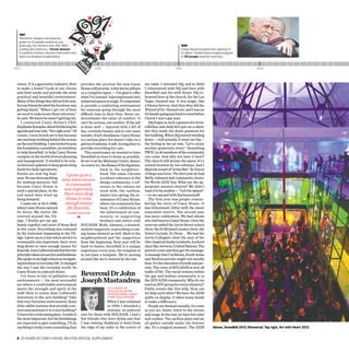 1997
   The home-hospice care load has
   grown to 33 people treated on any
   given day. For the first time, HIV/AIDS                                                                        1999
   is being described as a “chronic disease”                                                                      Casey House increases the capacity of
   if a patient receives the new treatments and                                                                   its donor-funded home hospice program
   does not develop complications.                                                                                to 100 people cared for each day.


1997                                                  1998                                                    1999                                                  2000




 vision. It is a gaycentric industry. How provides the services the new Casey            my radar. I attended DQ, and in 2002
 to make a home? Look at our clients House will provide. A few throw pillows             I volunteered with DQ and then with
 and their needs and provide the most or a complete space — I’m glad to offer            SnowBall and Art with Heart. DQ re-
 practical and beautiful environment. what I’ve learned. Injecting beauty into           hearsed here at the church, for the Las
 Many of the things they did we’d do now, industrial spaces is tough. It’s important     Vegas–themed one. It was magic, like
 but my friend decided the furniture was to provide a comforting environment             a Disney factory. And then they did the
 getting dated. “When I get out of here for someone going through the most               Wizard of Oz–themed one, and I was an
 we need to redecorate these interiors,” difficult time in their lives. Never un-        Oz fanatic going way back to even before
 he said. We knew he wasn’t getting out. derestimate the value of comfort. It            I knew I was a gay man.
    I contacted Casey House’s CEO, can’t be serious, not sombre. If the job                 DQ began as such a grassroots event,
 Stephanie Karapita, about furthering his is done well — injected with a bit of          a Mickey-and-Judy let’s-put-on-a-show,
 agenda and was told, “Not right now.” Of fun, certainly beauty, and in rare cases       but they made the down payment for
 course, I soon found out it was because wonder, if not cheekiness. Casey House          the building. When DQ started winding
 she was busy working behind the scenes is a serious place but doesn’t take on a         down — well actually, it went out big —
 on the new building. I was invited to join patina of sadness. A safe, loving place to   the feeling in the air was, “Let’s create
 the foundation committee, an invitation provide everything for care.                    another grassroots event.” Something
 to help SnowBall, to help Casey House        This anniversary we wanted to have         PWYC so all members of the community
 compete in the world of event planning SnowBall as close to home as possible.           can come. And why not have it here?
 and management. It needed to be rein- So we’re at the Mattamy Centre, dinner            The church will donate the space; it’s a
 vented and updated to keep generating on centre ice, the drama of the big dome,         central location by two subways. And I
 funds for daily operations.                             back in the neighbour-          liked the sound of“at the Met.” So Voices
 Events are now big busi-           I grew up at a       hood. The name Chroma           of Hope was born. The first year we had
 ness. No one does anything                                                              Molly Johnson and community choirs.
 for nothing anymore, but
                                 time when service is a direct reference toref-
                                                         design community, a
                                                                                  the
                                                                                         On World AIDS Day. What are the ap-
 because Casey House is             to community         erence to the colours we        propriate musical choices? We didn’t
 such a special place, in the      was important;        work with, the rainbow,         want it to be sombre — “Let’s be upbeat”
 end much does wind up             there were drag winter into spring, the re-           — so we opened with Rachmaninoff.
 being donated.                     shows to raise       naissance of Casey House,          The first year was people remem-
    I came out at 18 in 1988,       enough money         where our community has         bering the story of Casey House. It
 when Casey House opened             for funerals.       been. It’s a celebration of     was bittersweet; bitter with the sweet
 its doors. My entire life           Tommy Smythe        the achievement of com-         somewhat elusive. The second year
 centred around the Vil-                   ♥             munity in supporting            was more celebration. We had clients
 lage. I finally got my gay                              brothers and sisters with       who had been to Casey House. Over the
 family together and most of them died HIV/AIDS. Molly Johnson, a staunch,               years we added the Jarvis Street school
 in five years. Everything was coloured stalwart supporter, is providing a com-          choir, the St Michael’s junior choir, the
 by the holocaust happening in the Vil- ing-home element as well. Back to the            Velvet Curtain, Dr Draw . . . We had the
 lage. I grew up at a time when service to neighbourhood and the supporters              Jarvis Collegiate choir the year of the
 community was important; there were from the beginning. Next year will be               Glee-inspired slushy incidents. A school
 drag shows to raise enough money for back-to-basics. SnowBall is a unique               choir like Jarvis is a United Nations. The
 funerals. June Callwood said that the two experience every year; the template is        parents come and they get the message.
 principle values are service and kindness. to not have a template. We’re moving         A message that Caribbean, South Asian
 She spoke at my high school on recogniz- around like we’re wanted by the law.           and Muslim parents might not usually
 ing kindness in everyday life. It changed                                               hear. It’s the education of youth and par-
 the way I saw the everyday world. So                                                    ents. The voice of HIV/AIDS is now all
 Casey House is a natural choice.
    I’ve been in lots of palliative-care          Reverend Dr John                       walks of life. The racial tension within
                                                                                         the gay and lesbian community is in
 environments — the most successful
 are where a comfortable environment
                                                  Joseph Mastandrea                      the HIV/AIDS community. Why do we
                                                                                         need an HIV group for every ethnicity?
 meets the strength and spirit of the 	                       co-chair of                Public events like this help. How can
                                                              Voices of Hope
 staff. How to retain June Callwood’s                         fundraiser, long-          we help each other? We have the AIDS
 intentions in the new building? Take                         time volunteer             quilts on display. It takes many hands
 that very Victorian environment, those                       When I was ordained        to make a difference.
 little rabbit warrens that provide cozi-                     in 1999, I attended a         People are dressed casually; it’s come
 ness and maintain it in a new building?                      seminar on pastoral        as you are. Enter, listen to the stories
 It has to be a welcoming place. A smile is care for those with HIV/AIDS. I had a        and songs. At the end, we have hot cider
 the most important, but the furnishings few friends who were dying and that             and cookies. The carillon plays and we
 are expected to give something. I’ll do I was visiting. Suddenly it went from           all gather outside under the forever
 anything to help create something that the edge of my radar to the centre of            sky. It’s a magical moment. The AIDS           Above, SnowBall 2012: Elemental. Top right, Art with Heart 2012.


 8  25 years of Casey House: An xtra special Supplement
 