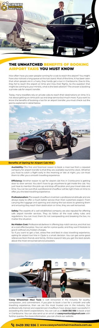 THE UNMATCHED BENEFITS OF BOOKING AIRPORT TAXIS YOU MUST KNOW