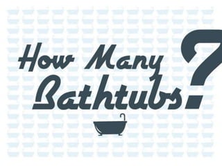 Guess How Many Bathtubs