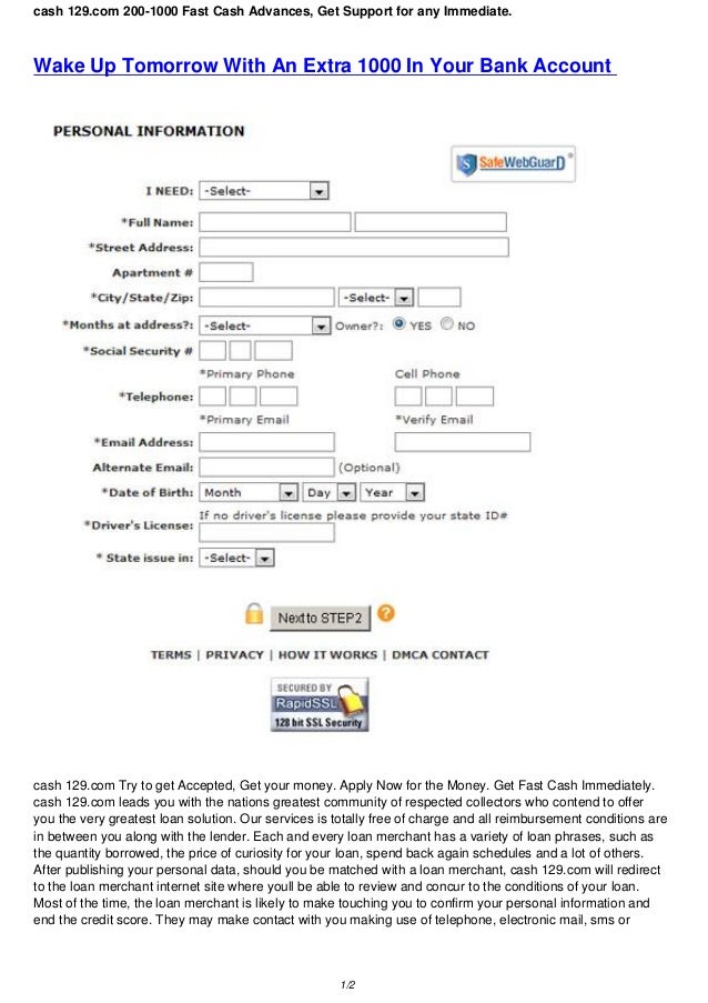 Cash advance company photo 1