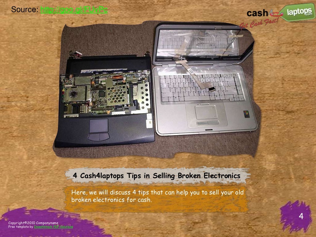 Cash4Laptops Sell Broken Electronics Tips