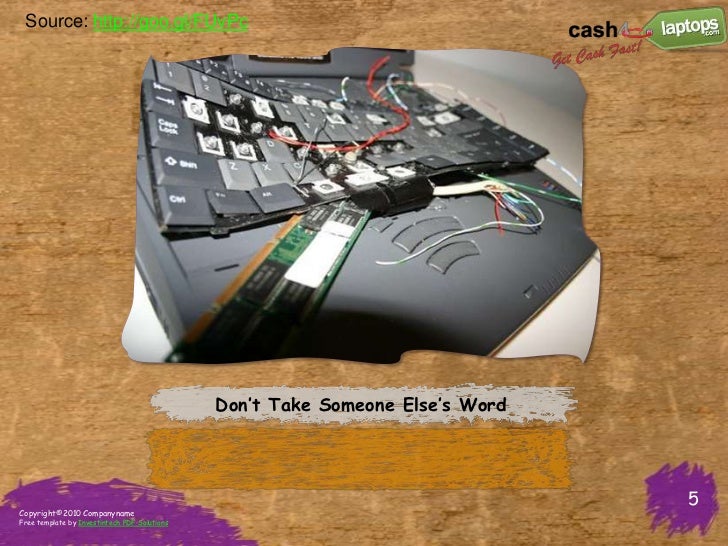 Cash4Laptops – Sell Broken Electronics Tips