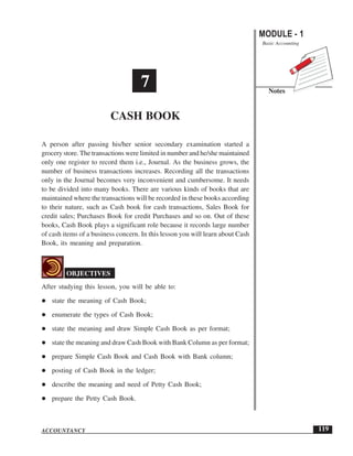 Cash book | PDF