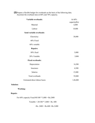 Cash budget reference material | PDF