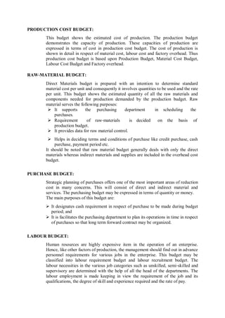 Cash budget reference material | PDF