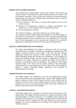 Cash budget reference material | PDF