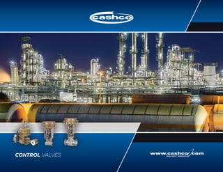 www.cashco com
Innovative SolutionsCONTROL VALVES
 