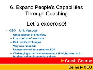 Crash Course on Being CEO | PPTX