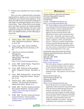 Moving Beyond Conventional Cash Cropping | PDF