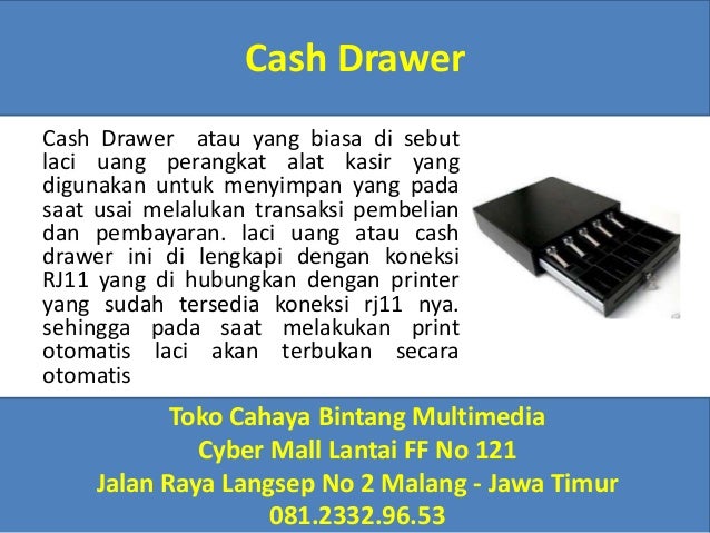 Jual Cash Drawer