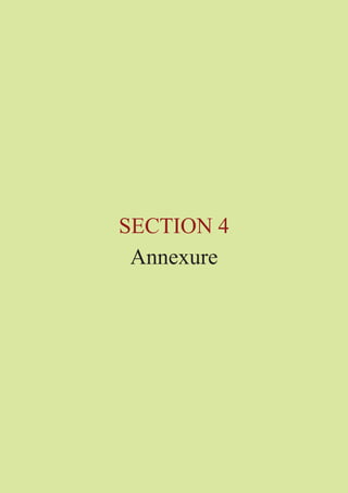 SECTION 4 
Annexure 
 
