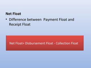 Cash float