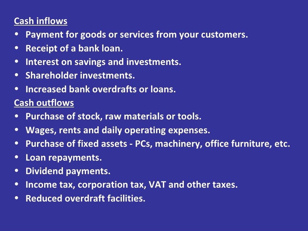 understanding cash flow understanding cash flow