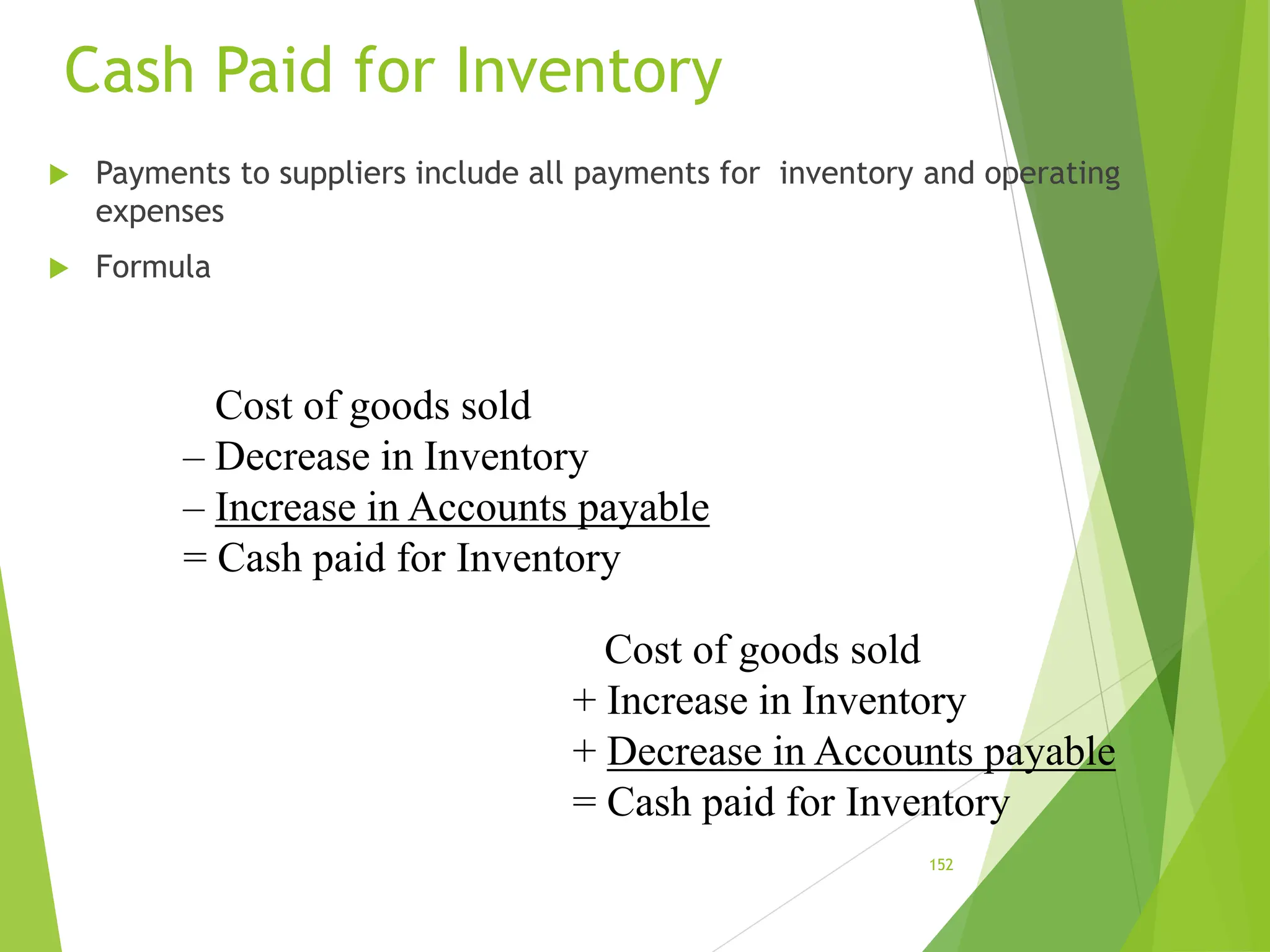 How to calculate Analysis Cash Flow for a company | PDF