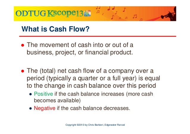 what is cash flow