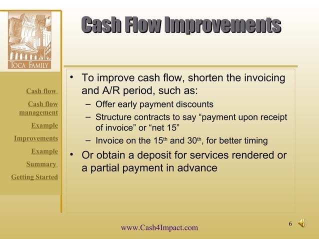 Importance Of Cash Flow Management Pdf Cash flow management | PPT