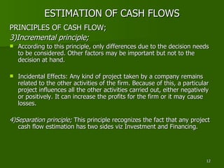Estimation of Cash Flow | PPT | Business Accounting & Finance | Business
