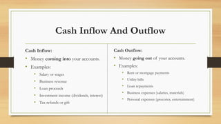CASHFLOW ppt.pptx by a college student of bcom hons | PPT