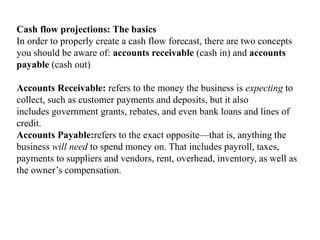cash flow projection.pptx