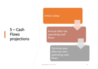 Initial Outlay Format Cash flows projection, Initial outlay, .. | PDF