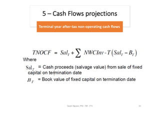 Cash flows projection, Initial outlay, .. | PDF