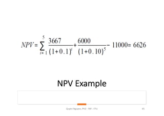 Cash flows projection, Initial outlay, .. | PDF