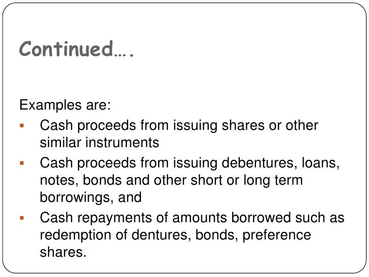 cash flow statement