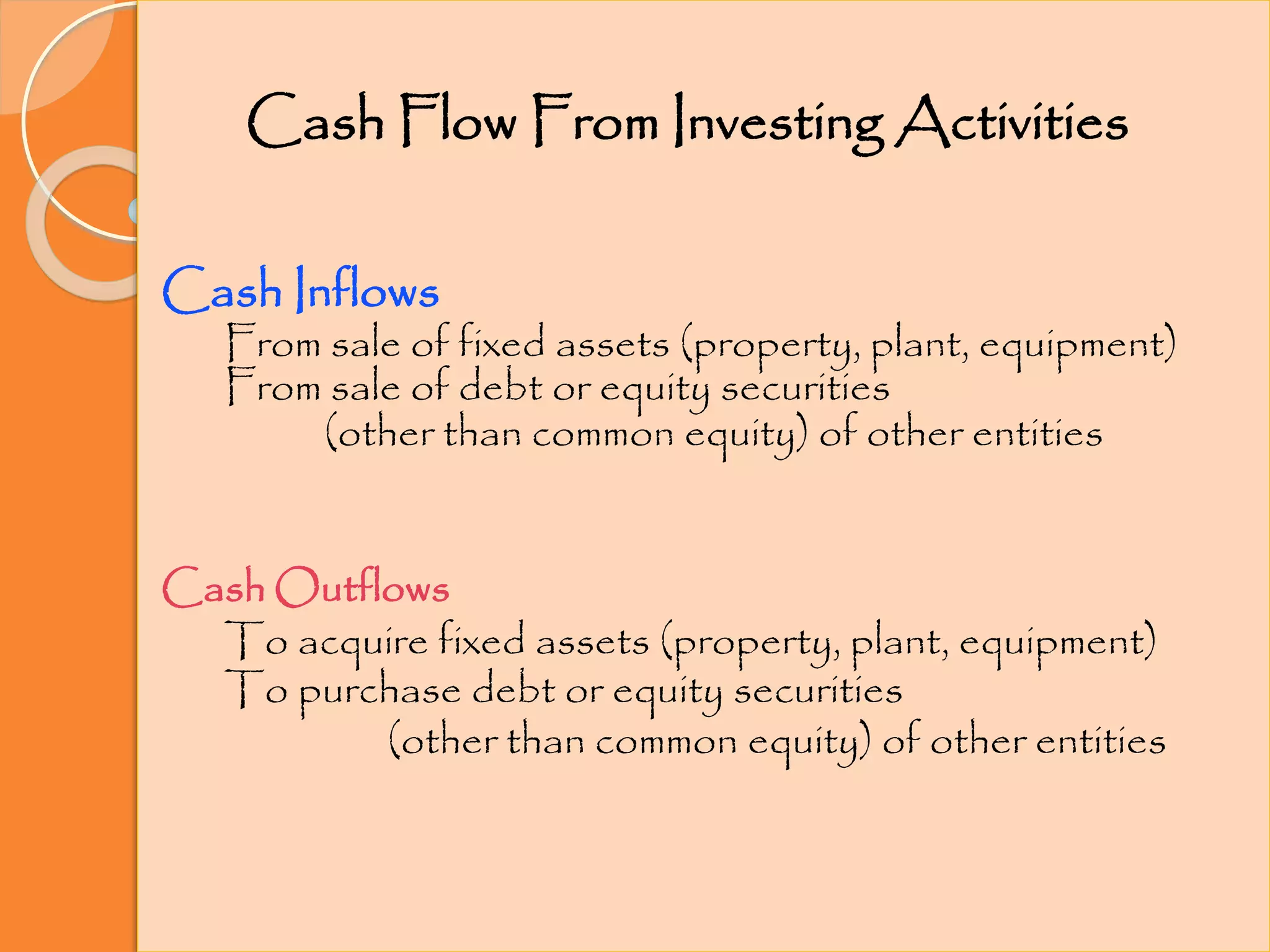 Cash flow statement | PPTX