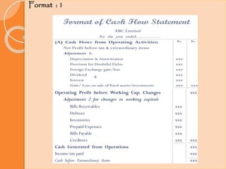 Cash flow statement | PPTX