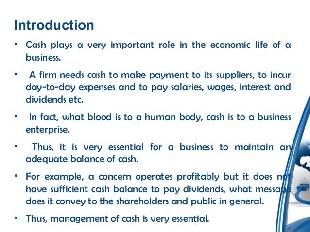 cash flow statement