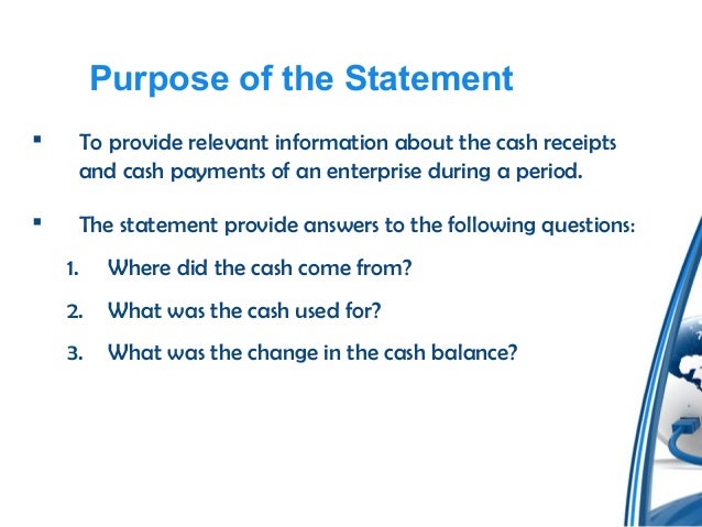 cash flow statement statement of cash flows