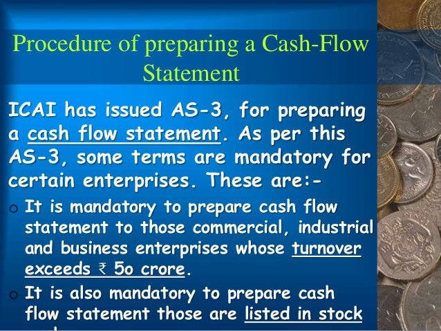 cash flow statement what should balance on a sheet