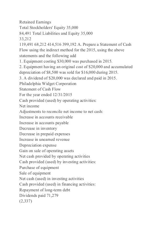 cash flow statement a vertical analysis and horizontal analysis