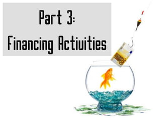 Part 3:
Financing Activities
 