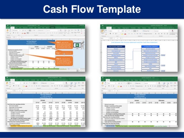 simple cash flow template by ex deloitte consultants cash flow template