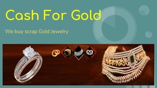 Cash For Gold
We buy scrap Gold Jewelry
 