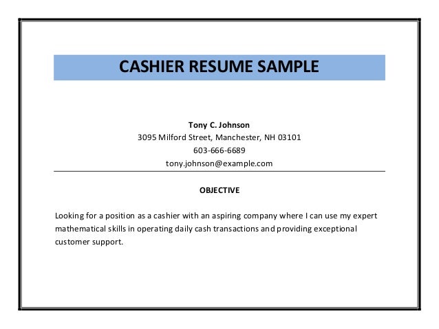 example of resume objective for customer service
