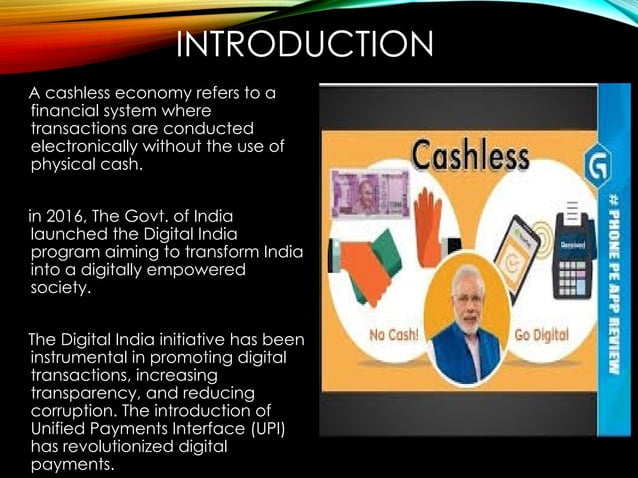 Cashless Economy Opportunities Challenges In India Pptx