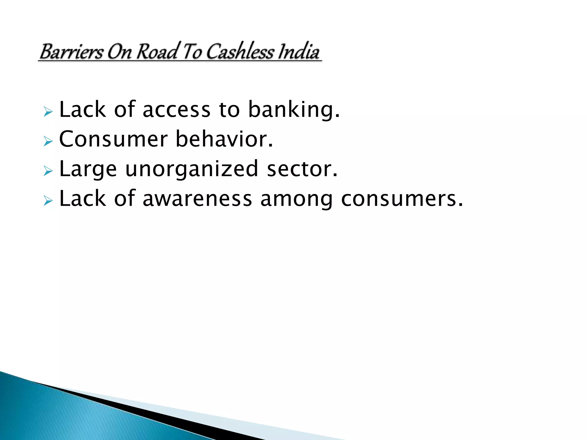 Cashless In India Ppt Ppt