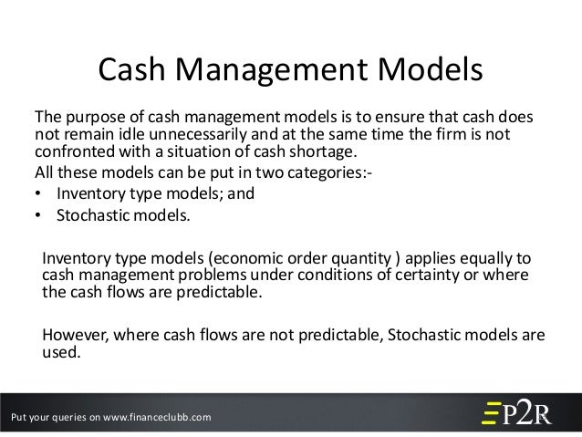 cash model