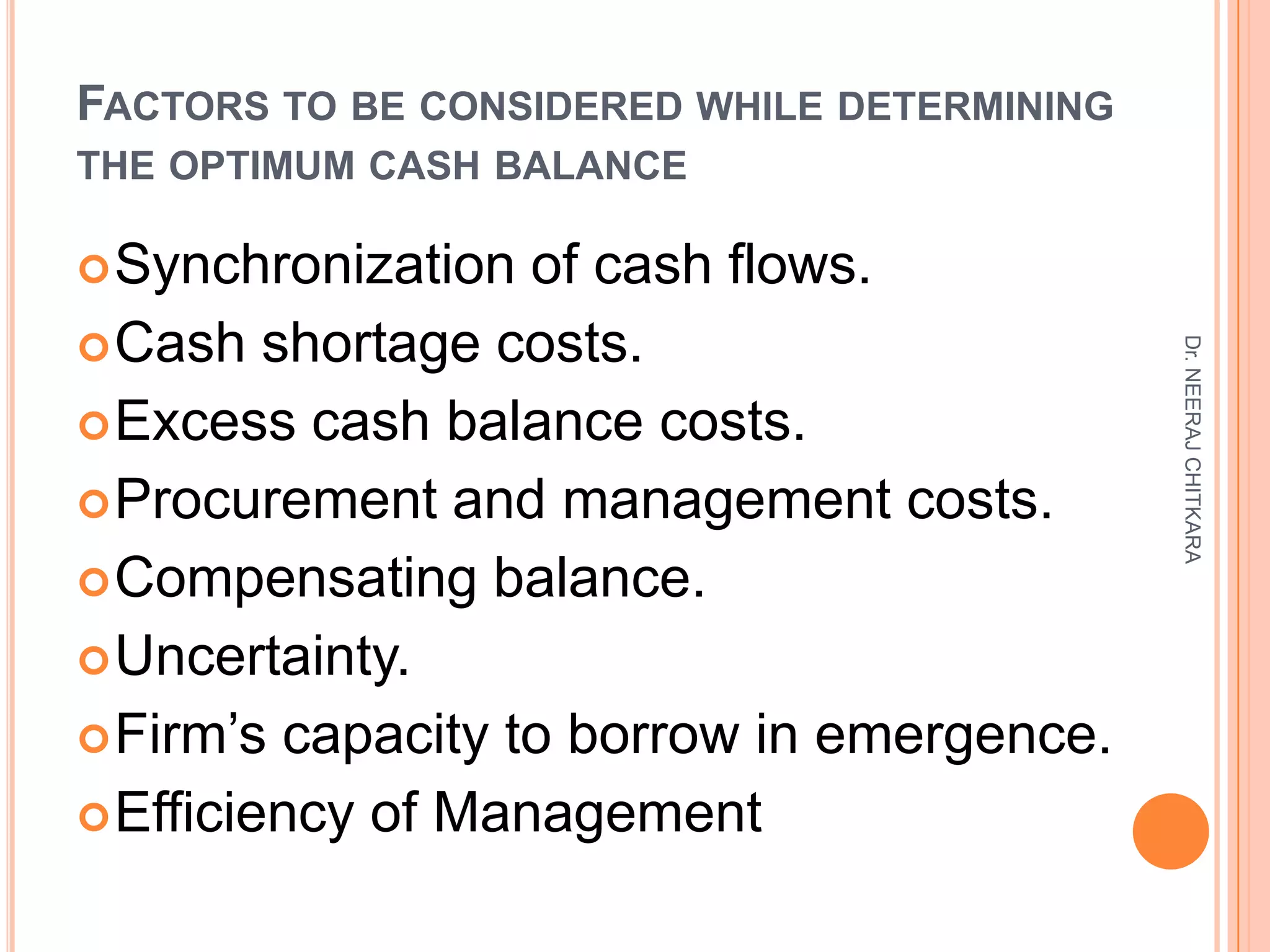 Cash management | PPSX
